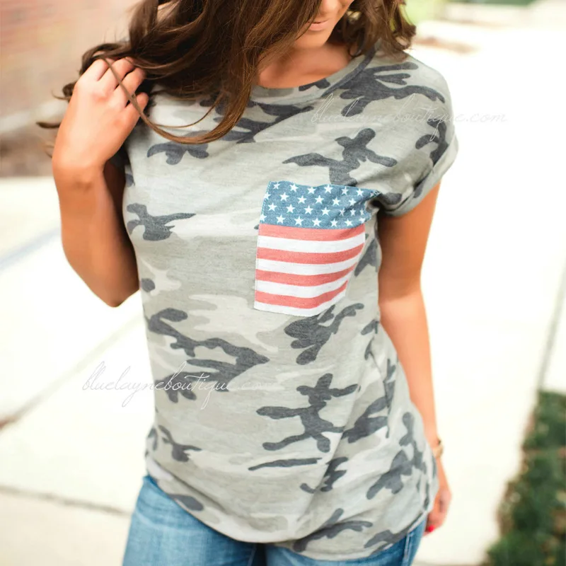 american flag pocket t shirt