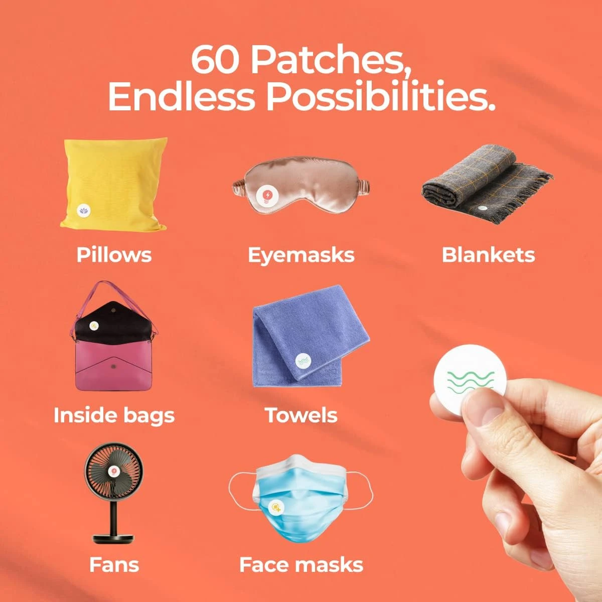 Combo Pack Aroma Stickers For Masks 100 Pure Natural Essential Oil