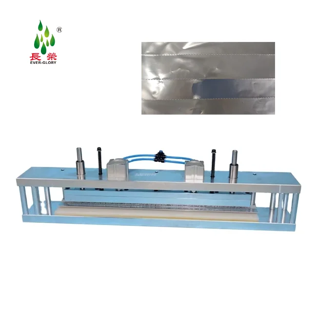 High Quality Point Line Tear Shaped Perforator Break Line Pneumatic Punching Machine Customizable