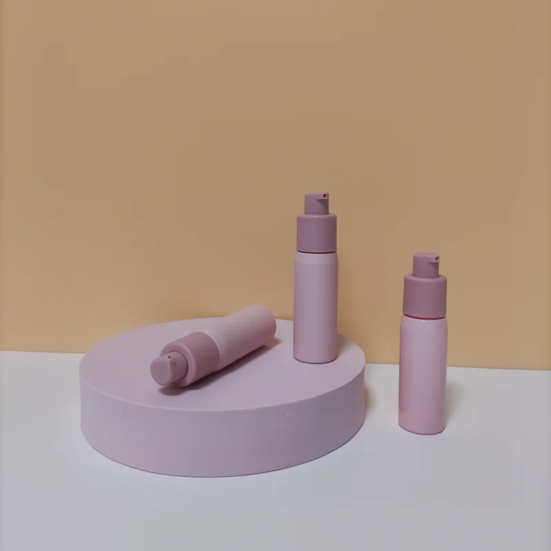 Luxury 20ml 30ml PET Lotion Pump Bottles Cosmetic Facial Cleanser Pump Bottle