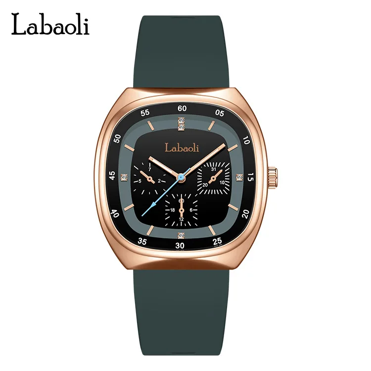 LABAOLI Women's Watch Luxury Quartz with Leather Strap