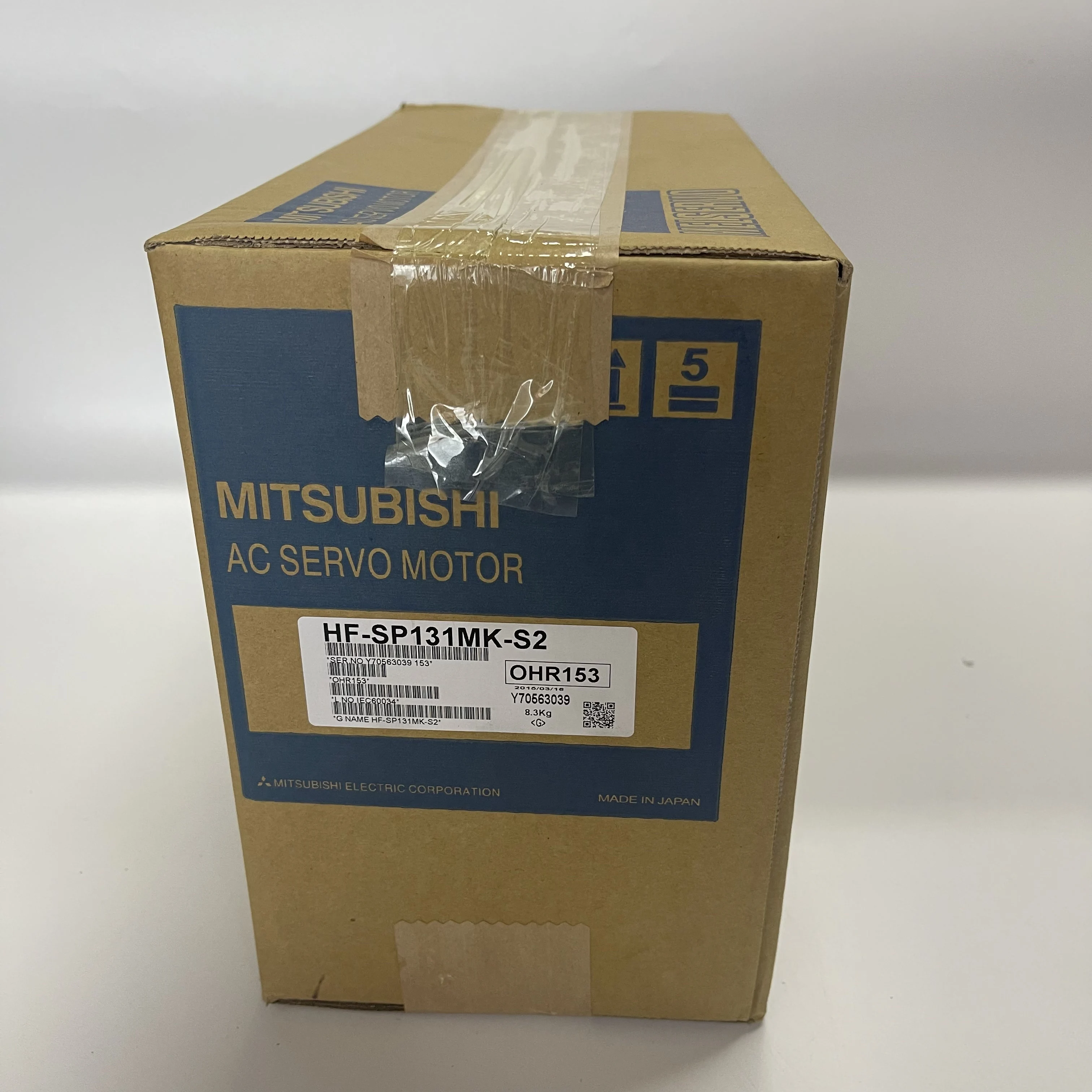 Mitsubishi AC Servo Motor HF-SP131MK-S2