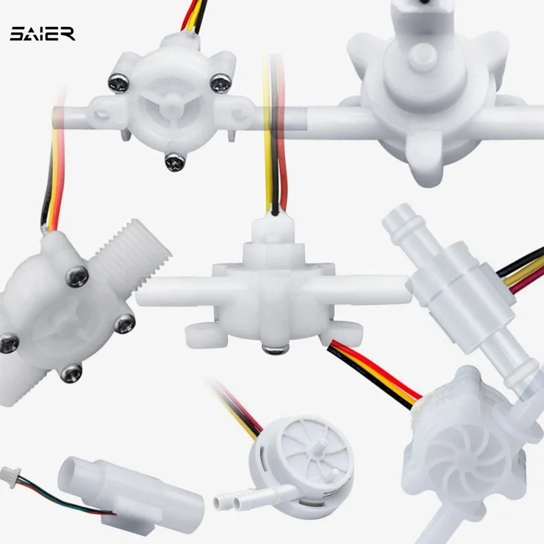 Contatore Acqua, G2" Sensore Di Flusso D'acqua DN50 Misuratore Di Portata Con Sensore Hall Da 1,75 MPa DC5~24 V Utilizzato For Misurare Il Flusso Del Mezzo,Contatore D'acqua Pratico