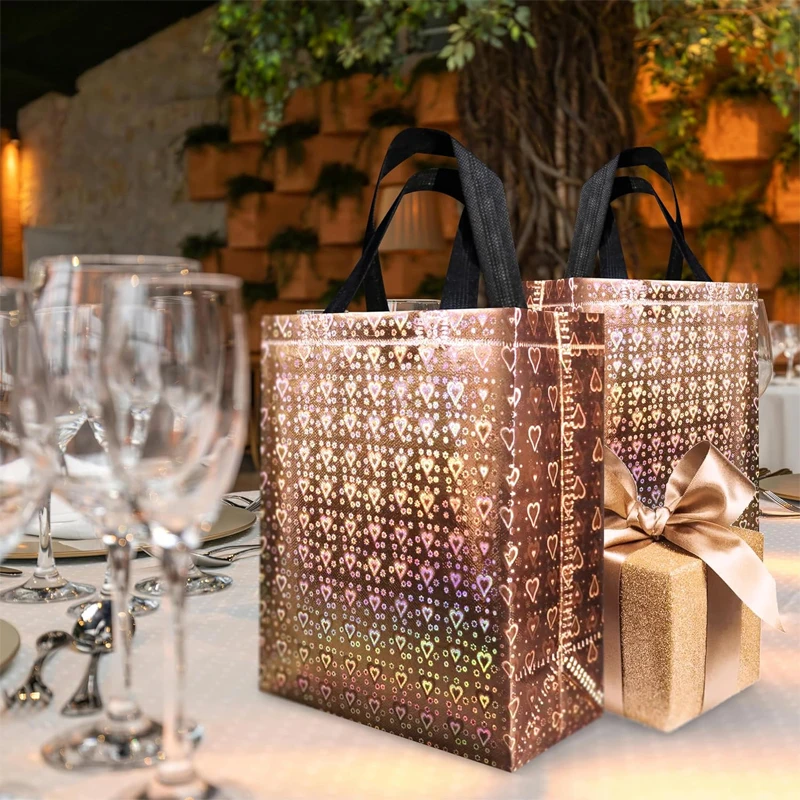 Reusable Laminated Fabric Recycled Customized Metallic Pp Non Woven