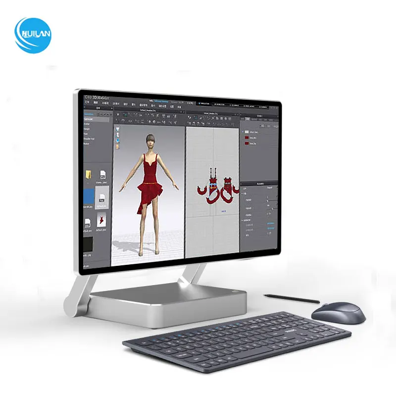 Factory Price 27-Inch AIO Desktop Computer Core I7 10700/I9 10900/I7 10700K DDR4 16GB 512GB SSD All-In-One Panel PC LCD Display