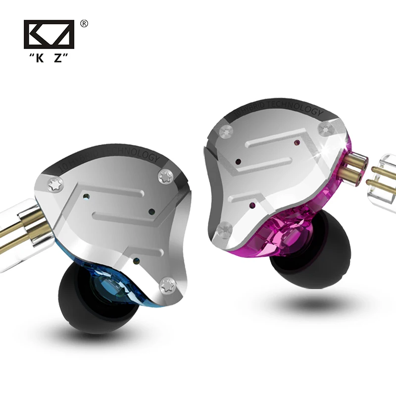 KZ ZS10PROヘッドセットインイヤーイヤホン4BA1DD10ユニット