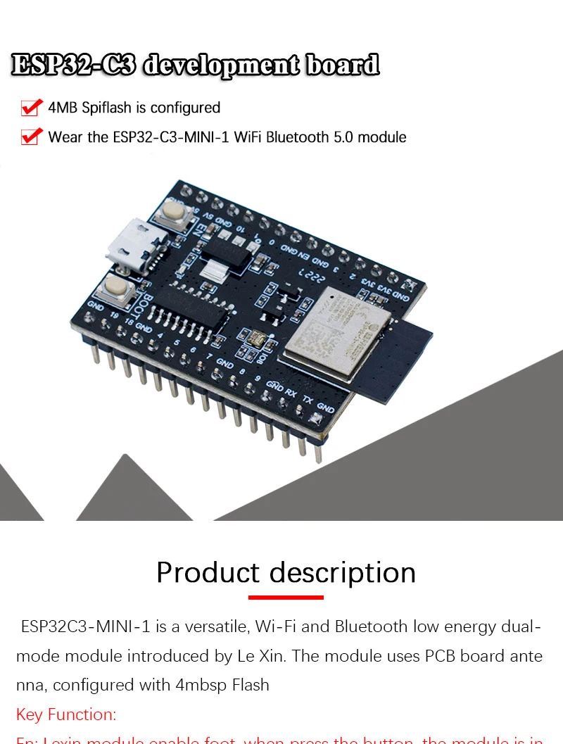 Aeak Esp32-c3 Series Module Esp32-c3-mini-1 Esp32-c3 Espressif Wifi+bt ...