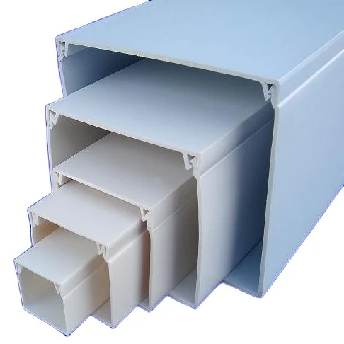 Fire Resistant Colored PVC Electrical Cable Trunking
