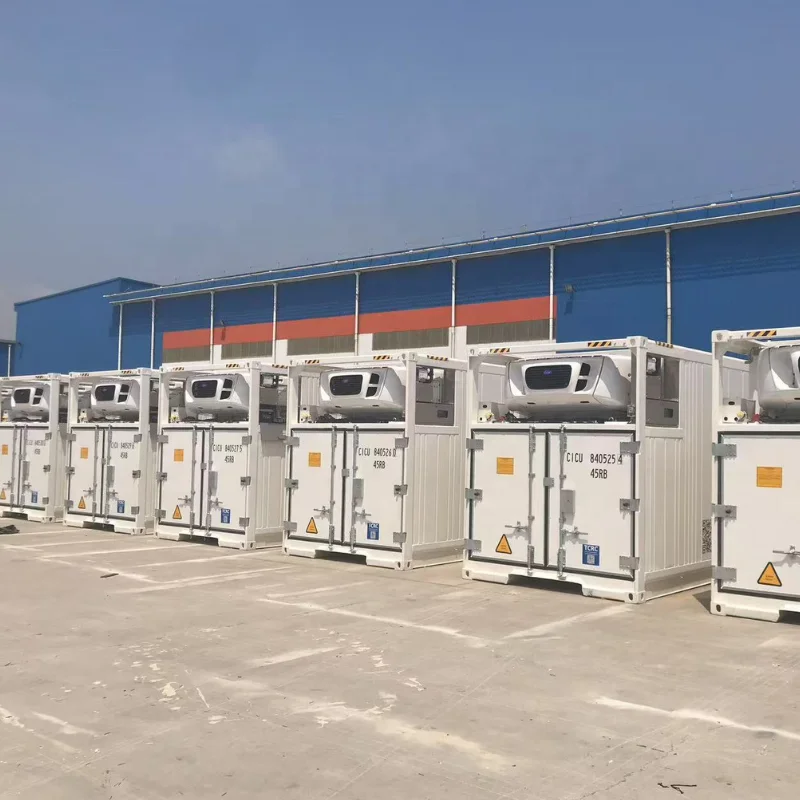 Refrigerated Shipping Container Refrigerated 40ft Cold Storage Container Cold Room Storage for Meat Fruits Vegetables Fish