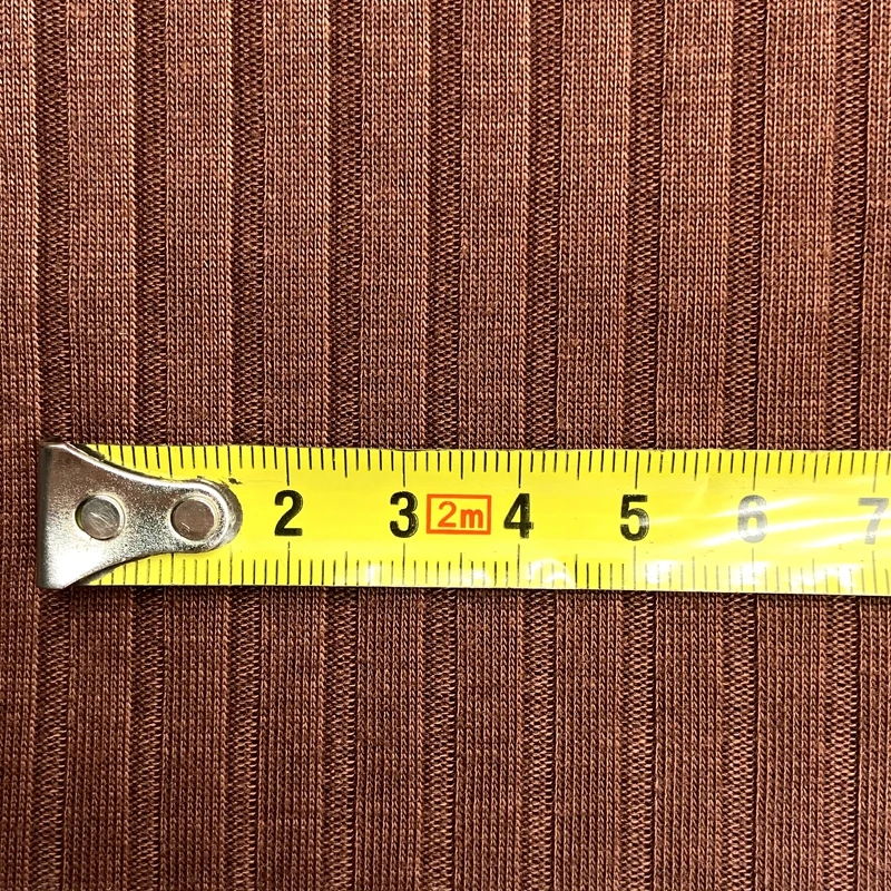 Оптовая продажа, эластан из полиэстера на заказ, однотонная трикотажная ткань для одежды 8 х2