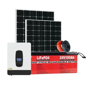 Solar Photovoltaic Pystem For Home 3KW  12V 250Ah Complete kit Hybrid Solar Energy System