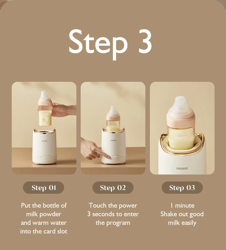 New Automatic Breastfeeding Baby Milk Powder Mixer Portable Electric