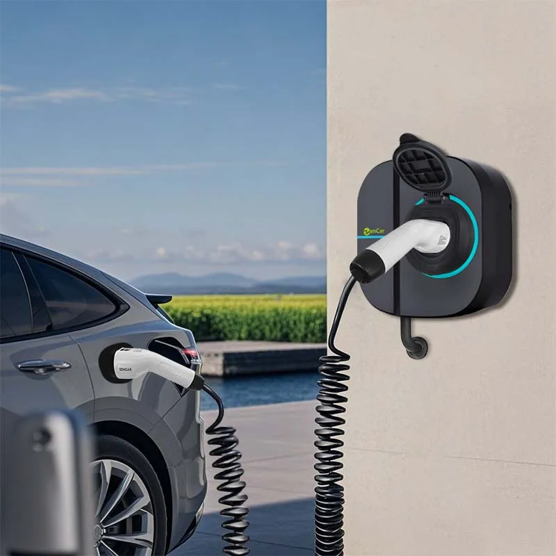 Zencar 32A 3phase 22kW Type 2 to GBT EV Cable 3.6kW 7kW 11kW GB/T