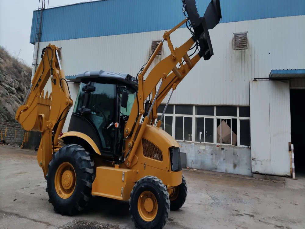 2025 New Design Backhoe Wheel Loader SBH388T Front End Loader With Optional Attachment Hot Sale in Peru Chile UAE