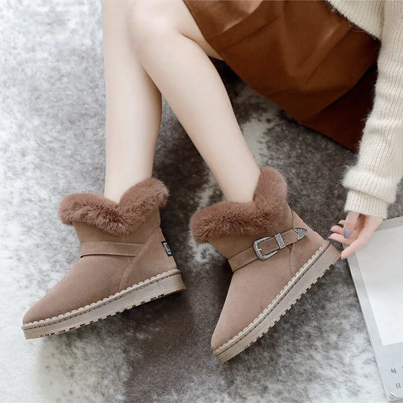 Winter snow boots keep warm hight boot for women