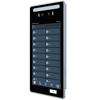 IP65 Waterproof Tri-network Support Android 9.0 4G Cloud Video Intercom System for Multiple Apartments with 8inch Touch Screen