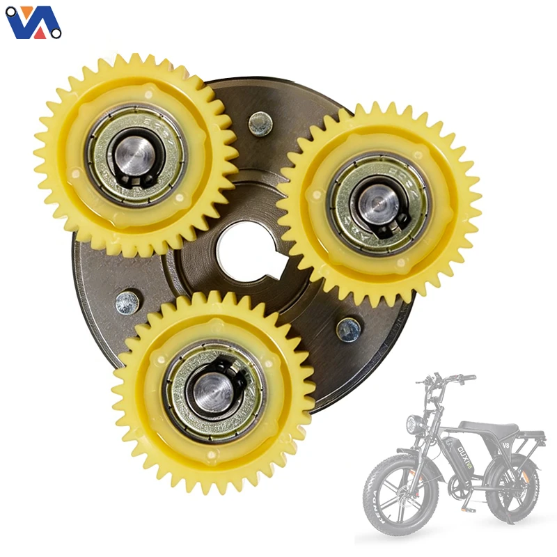 Nuova Immagine Ricambi per Bicicletta Elettrica Frizione Motore WT 250W con Ingranaggi 37T, Frizione Motore 250W per Ebike per OUXI V8 Fat Electric Bike