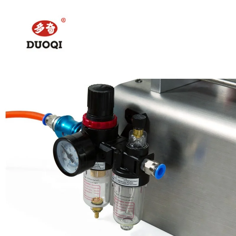 DUOQI G2WTD Horizontal Type Paste and Liquid 2 Head Double Nozzles Filling Machines for Honey Juice Detergent