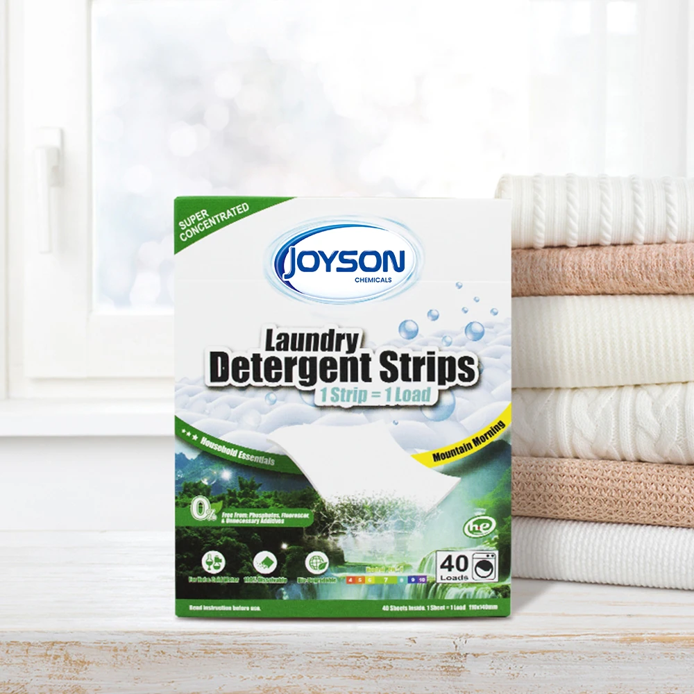 Safe No Fluorescent Agent Laundry Detergent Sheet Biodegradable Laundry