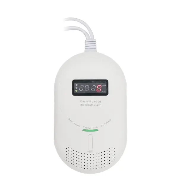 Zigbee Supported LPG/LNG Gas & CO Detector Alarm 2 in 1