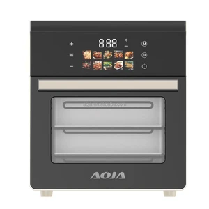 AOJA 10L 12L Stainless Steel Digital Steam Air Fryer Oven Hot air Fryer Oven air Fryers with Nonstick Basket