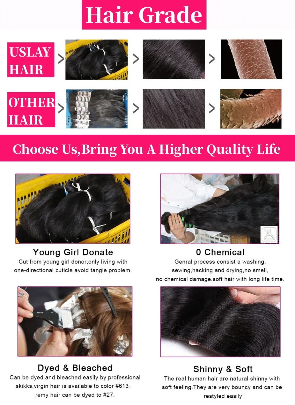 Blond Kroppsvågig Lace Front Peruk Äkta Hår Slingor Limfri 360 Full Lace Frontal Peruker Dam_voghion.com