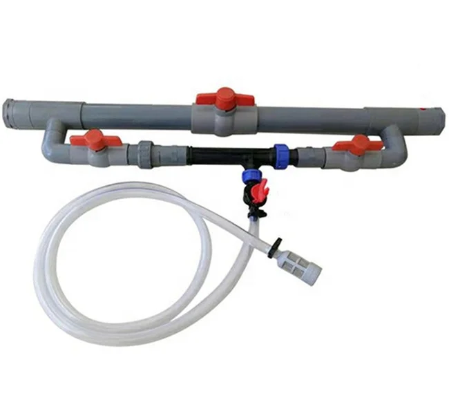 Injecteur D'engrais Venturi 3/4" - Kit Irrigation Jardin, Plastique POM, Débit 0,65-2,42 M³/h