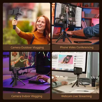 SMALLRIG Mini Tripod for Camera Vlogging Travel Tripod Desk Tripod Stand detail image