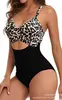 Negro + estampado de leopardo