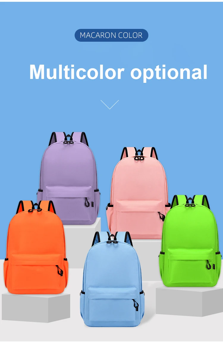Customizable Logo Schoolbag Backpack For Brand Promotion Customization