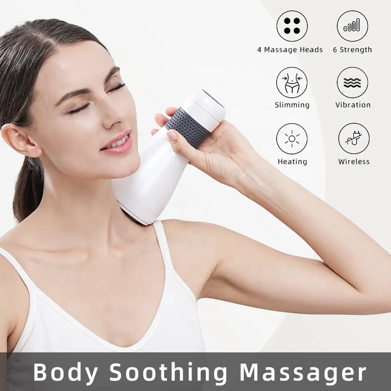 2023 New Type-C Rechargeable Cellulite Remover Home Body Massager Fat Slimming Vibration Massager