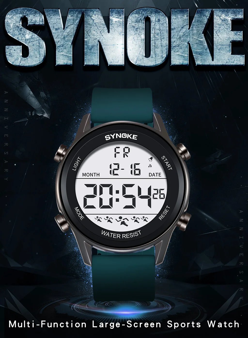 Easy to read digital watch online