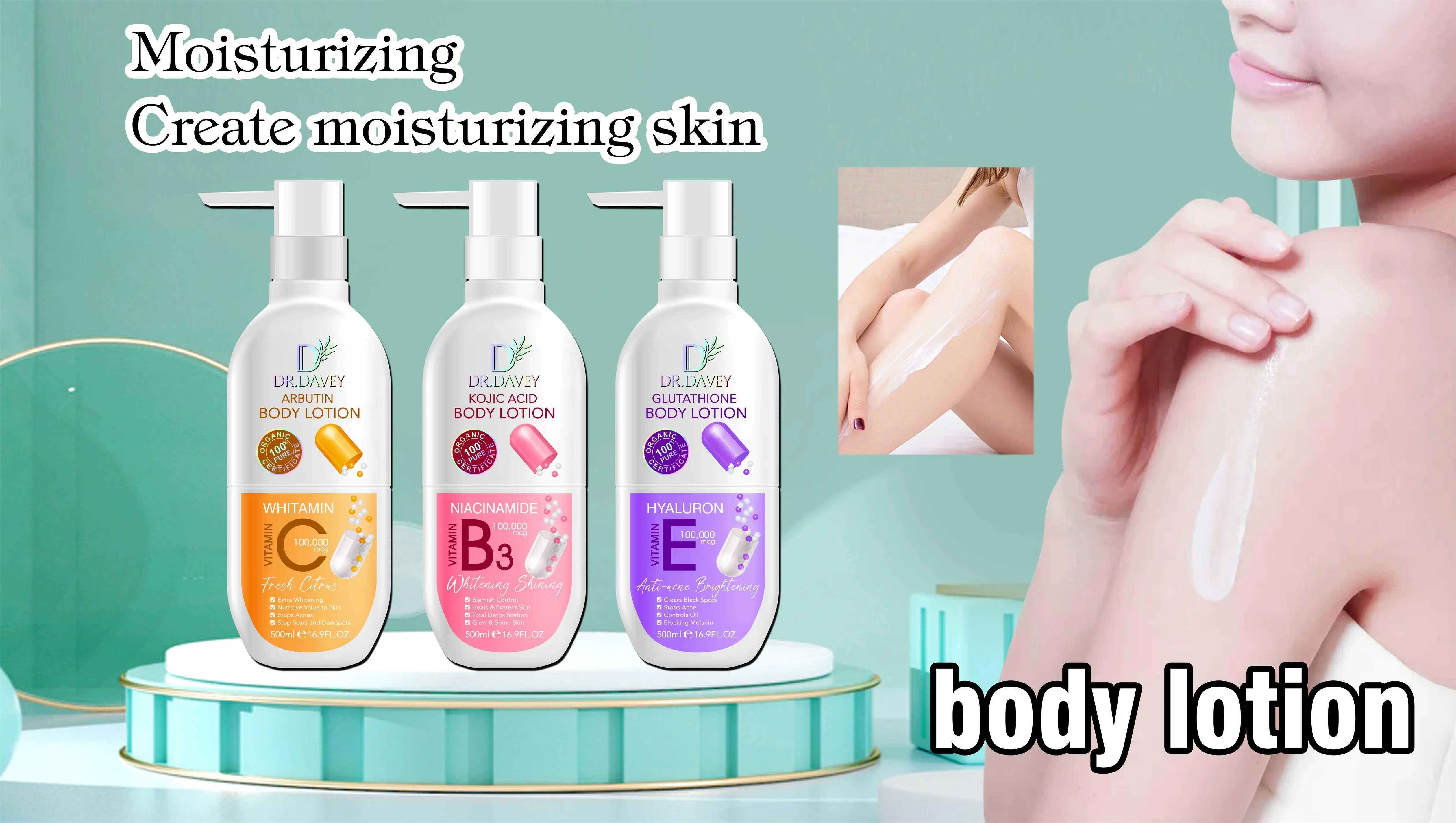 Lait Corporel Firming & éclaircissant SKINDOCTOR - Vitamine C & Collagène - 400ml
