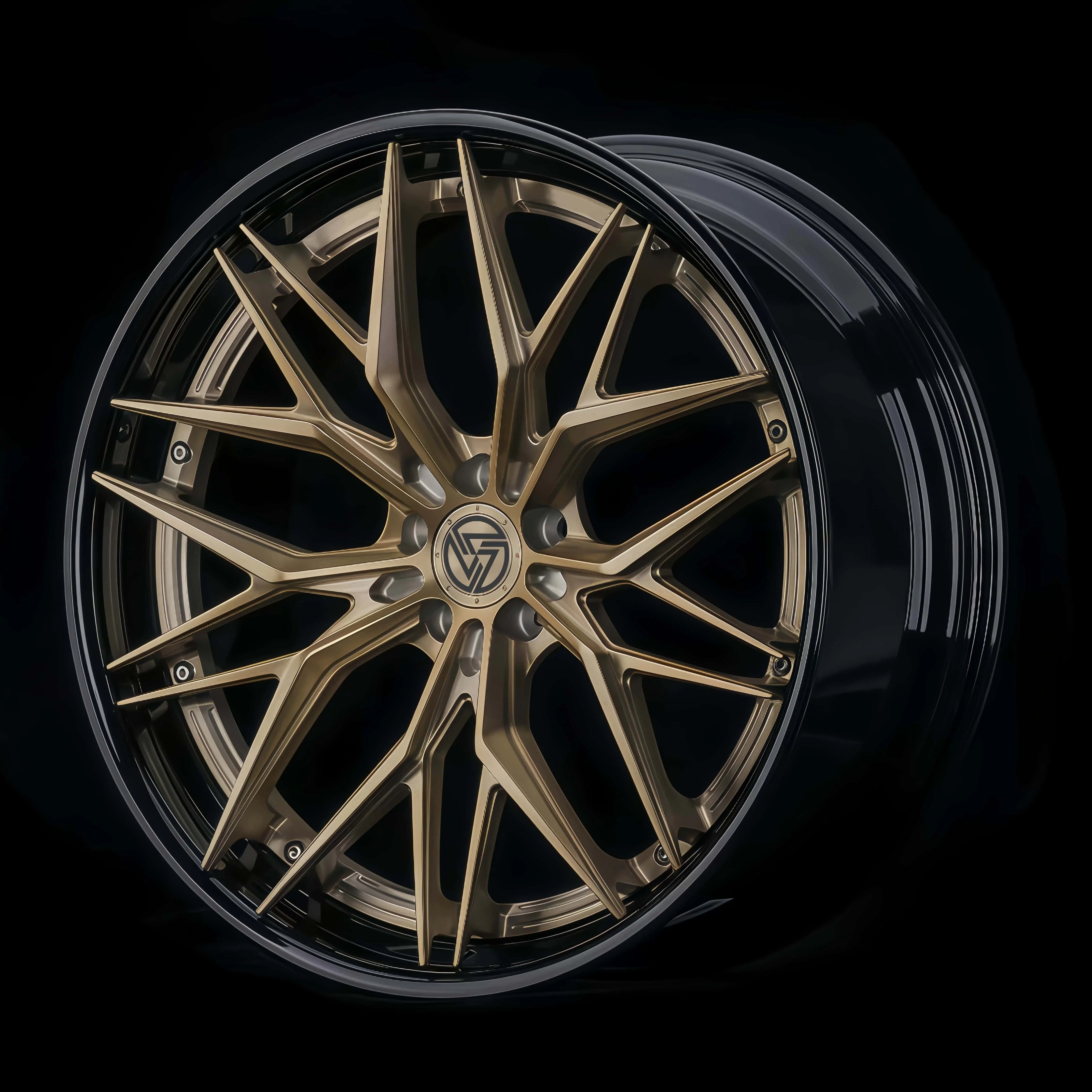 XINLAI Custom Deep Concave 2 Piece 5x120 5x112 5x114.3 18 19 20 21Inch ...