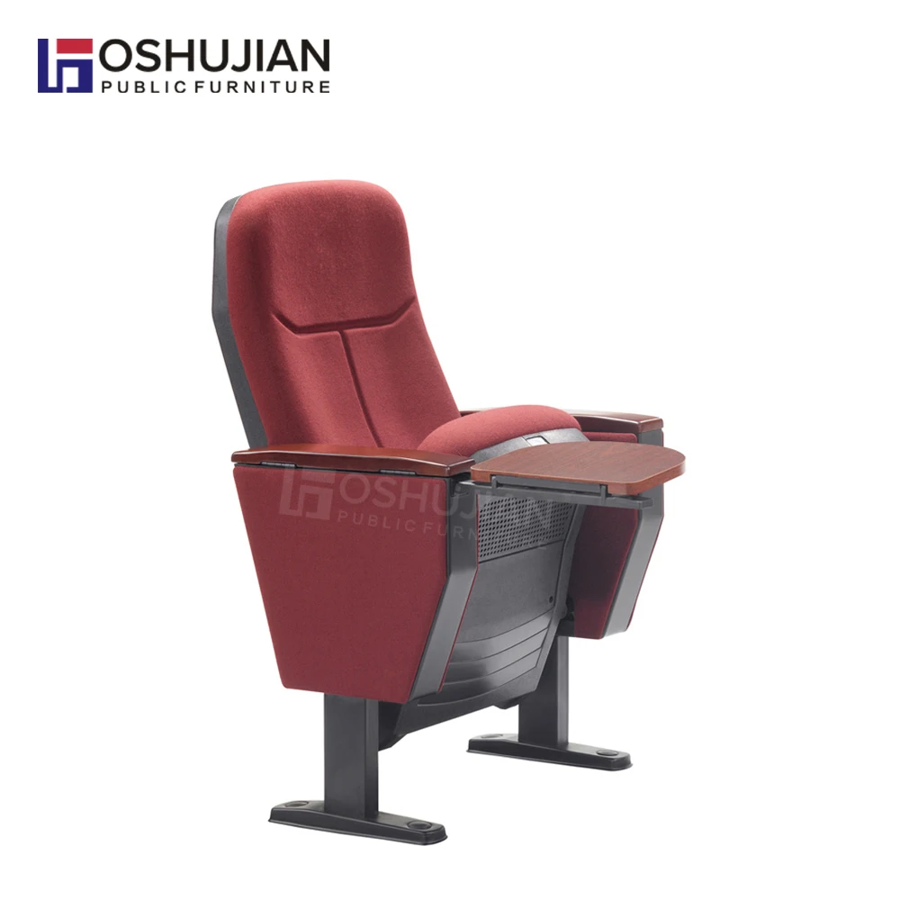 Auditorium Chairs With Writing Pad Concert Hall Factory Price Fabric Auditorium Seating Seat