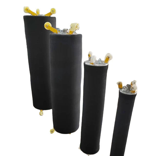 Repair of various pipeline damages with rubber packers and resin fiber cloth