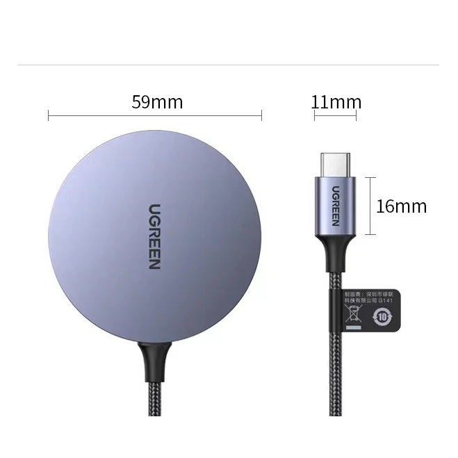 Ugreen Circle Charger Ugreen 60470 QI Wireless Charger Price In