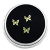 Butterfly tooth gems gold color