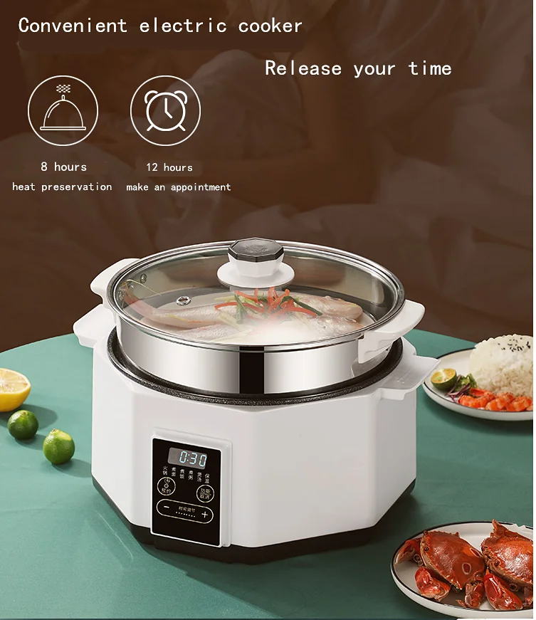 multi functional electric hot pot touch screen electric cooker