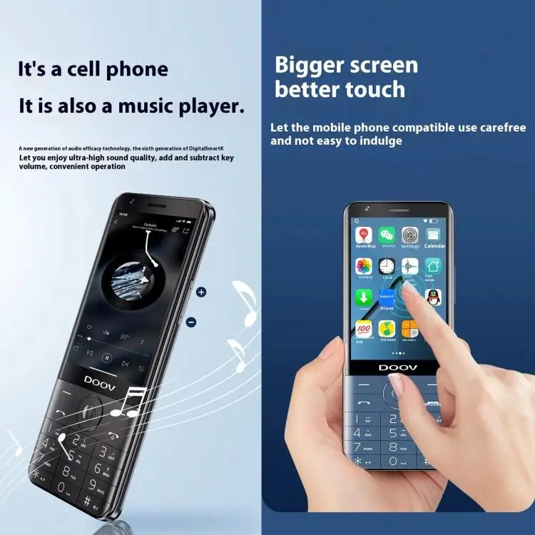 DOOV R17 Pro/Z17 Keypad Phone, 4GB+64GB, Android 12, 3.5