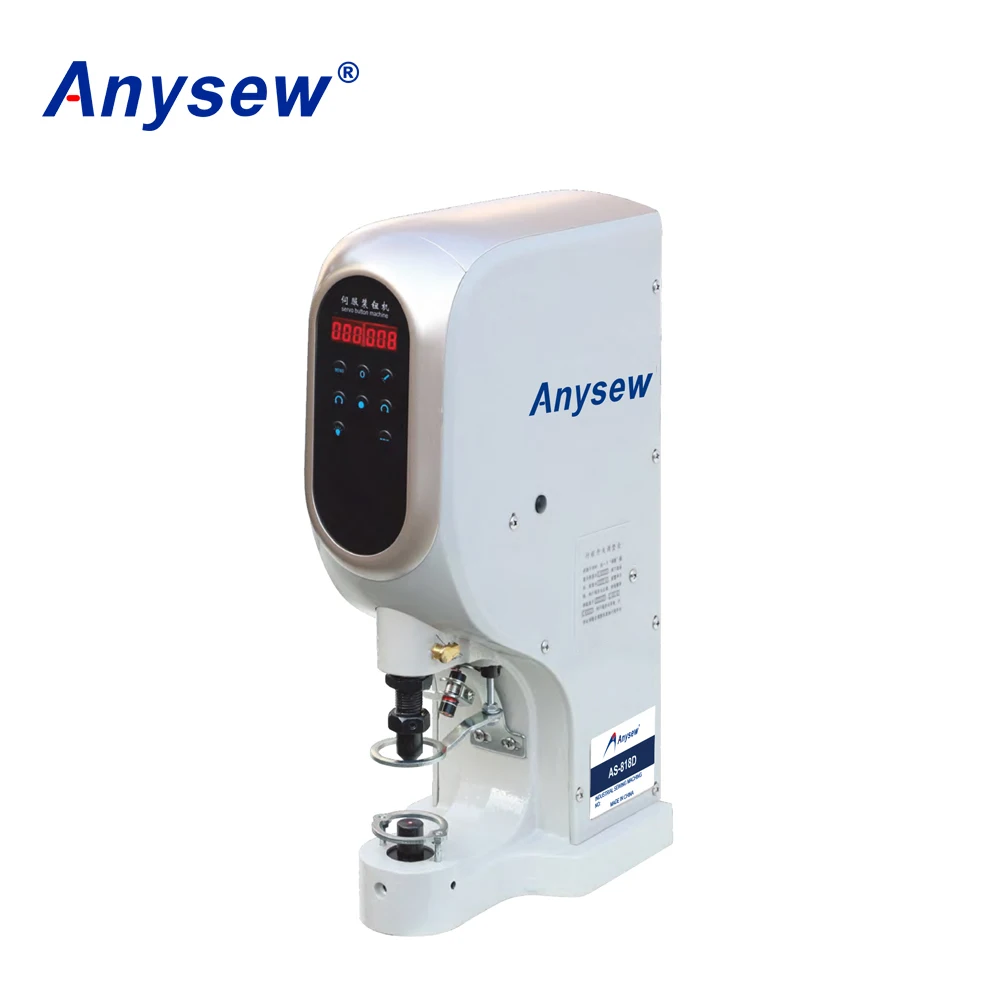 AS-818T electronic snap button machine with servo motor