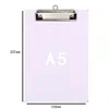A5 board clip white