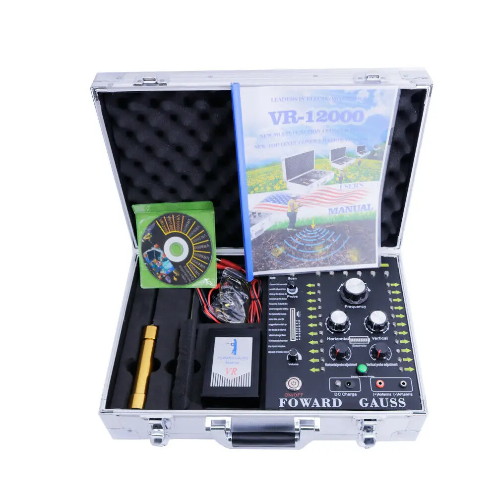 VR12000 Metal Detector - Precision Gold Digger Tool