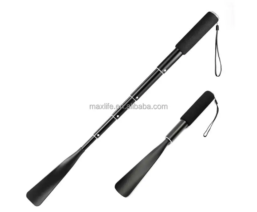 Telescopic Shoe Horn Extra Long Extendable Handled Collapsible Stainless Steel 