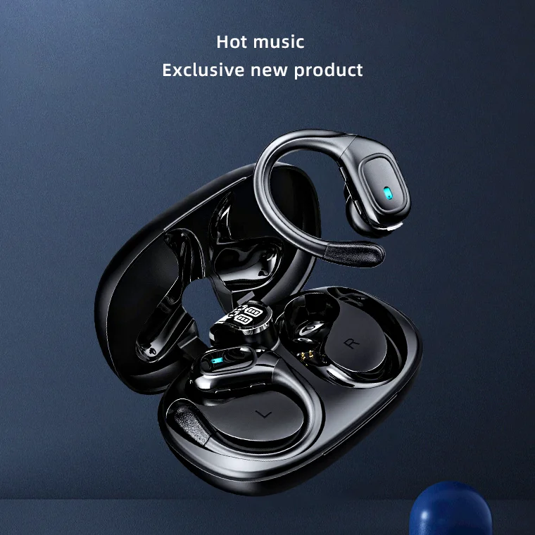 BX28 TWS Earphone - Gamming Wireless Earphones with LED Display
