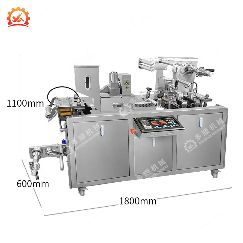 Laboratory DPP-80 DPP-115 Pill Tablet Capsule Liquid Jam Butter Blister Packing Machine