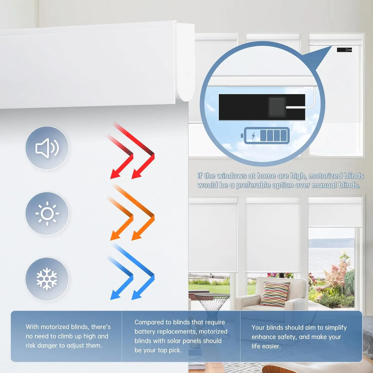 CF Solar Panel Cell Window Blinds Indoor Electric Motorized Blackout Horizontal Automatic Smart Roller Blinds Shade for windows
