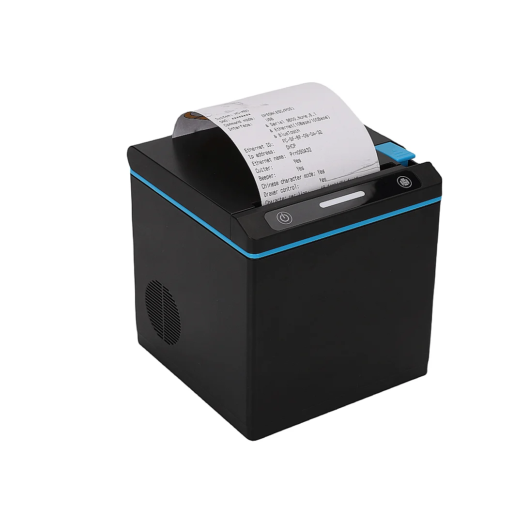 Rongta Thermal Receipt Printer, 80mm Receipt Printers, Thermal Pos Printer with Auto Cutter Support Cash Drawer,USB Serial Ethernet Support ESC/POS, Compatible with Windows/Mac/Linux in