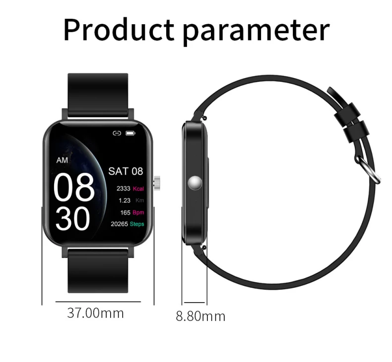 CF82 Smartwatch 1.69 Inch Square Touch Screen Heart Rate Blood Pressure Oxygen Fitness Tracker Waterproof Reloj Smart Watch CF82 (13).jpg