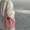 Borsa floreale rosa
